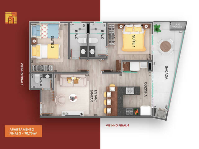 Apartamento para Venda em Caraguatatuba - 4