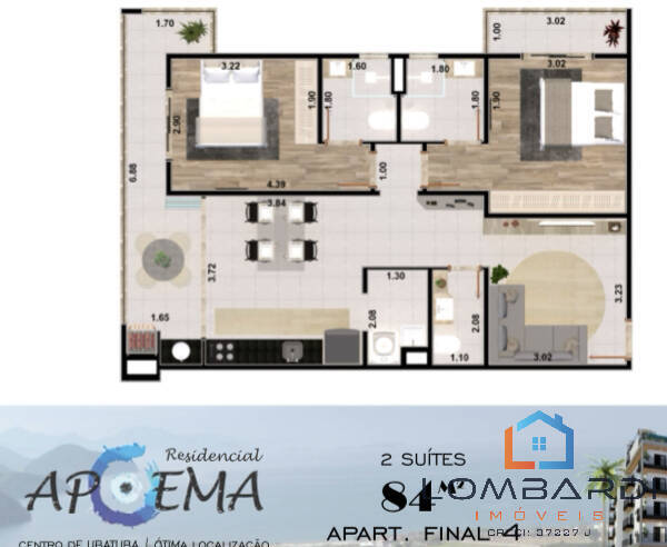 Apartamento, 2 quartos, 86 m² - Foto 6