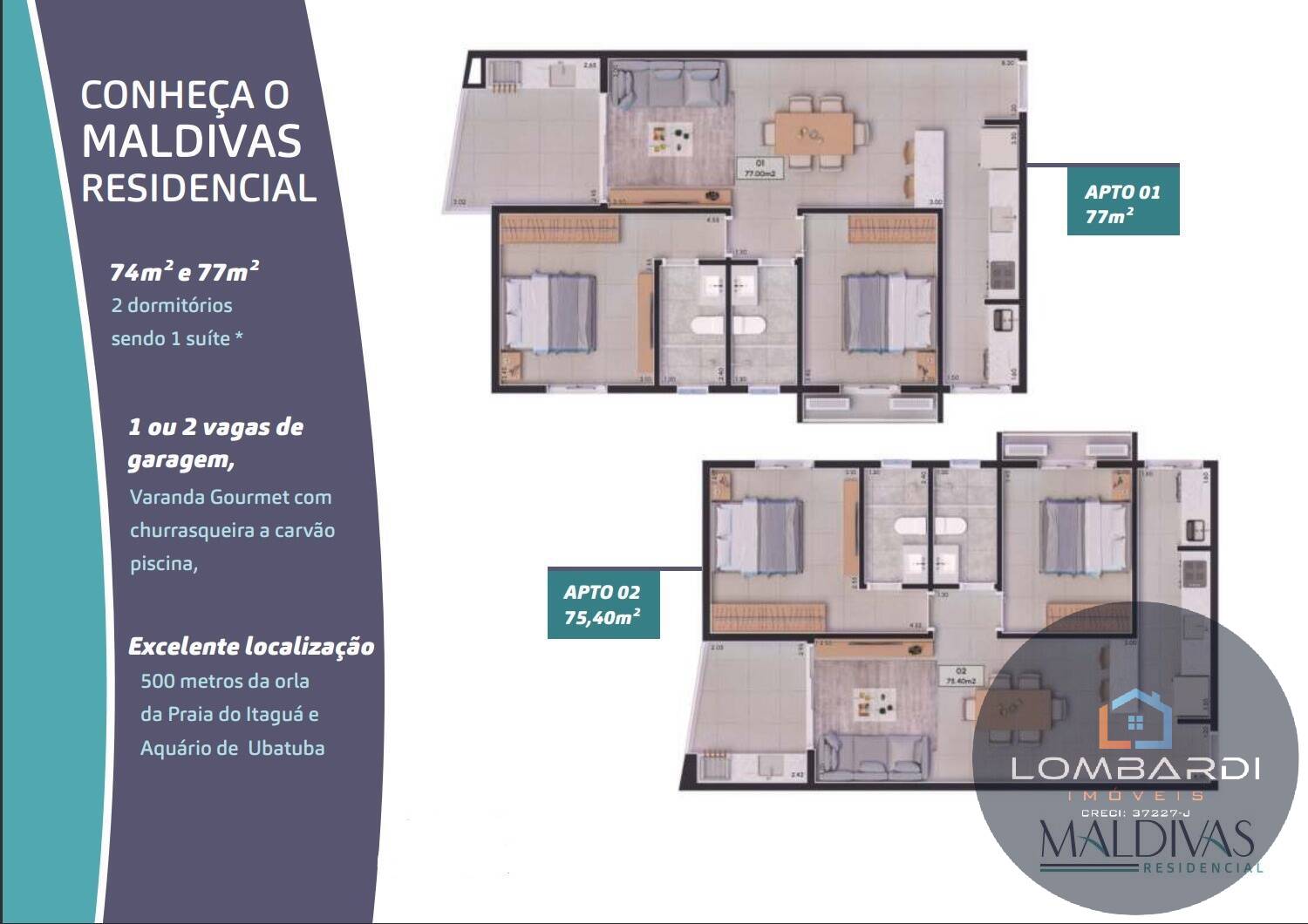 Apartamento, 2 quartos, 77 m² - Foto 4
