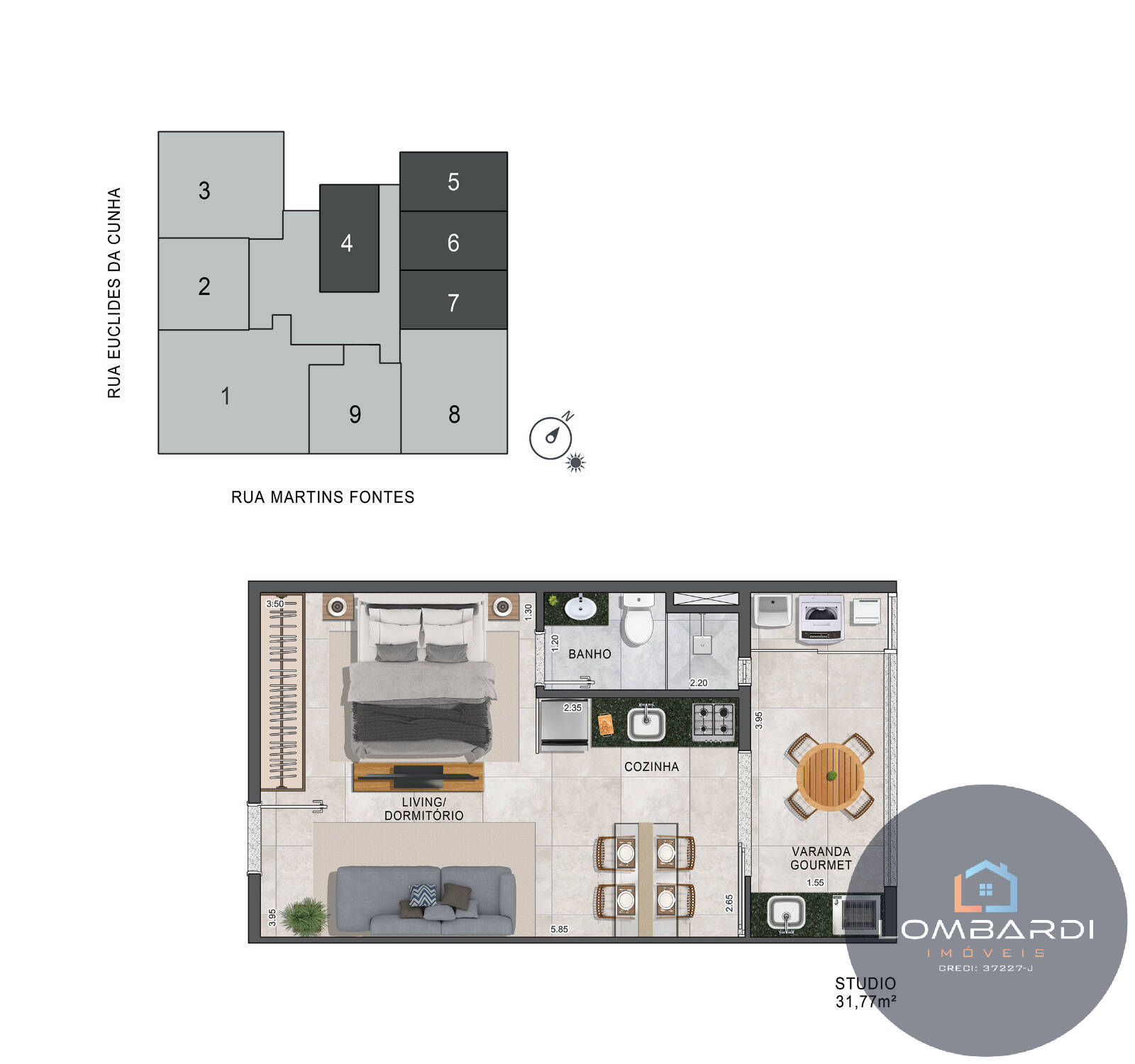 Apartamento, 1 quarto, 31 m² - Foto 7